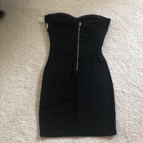 NWT Charlotte Russe Siver Sequined Skeleton dress - Picture 3 of 12